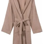 Sandstone Calm Unisex Cotton Terry Bathrobe
