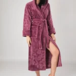 Plum Dusk Women’s Bamboo Bathrobe