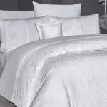White Reverie Cotton Sateen Bedding Set