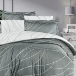 Stone Reverie Abstract Cotton Sateen Bedding Set