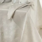 Cream Heirloom Embroidered Tablecloth